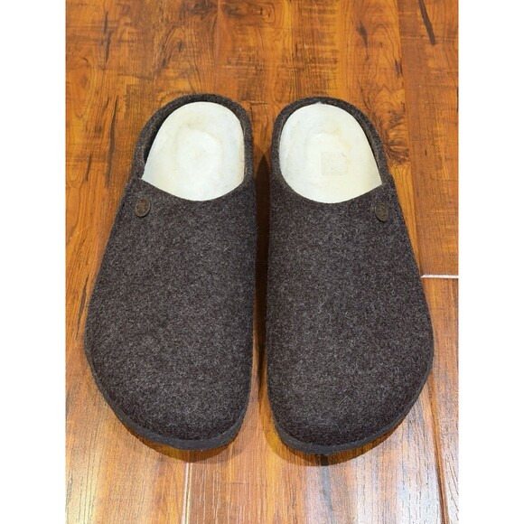 Birkenstock Zermatt Shearling Mocha Slippers EU 41 US Womens 10 Mens 8 - New! main image 11